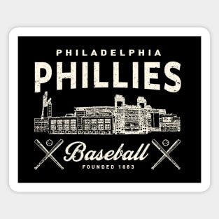 Philadelphia Phillies Stadium by Buck Tee Magnet